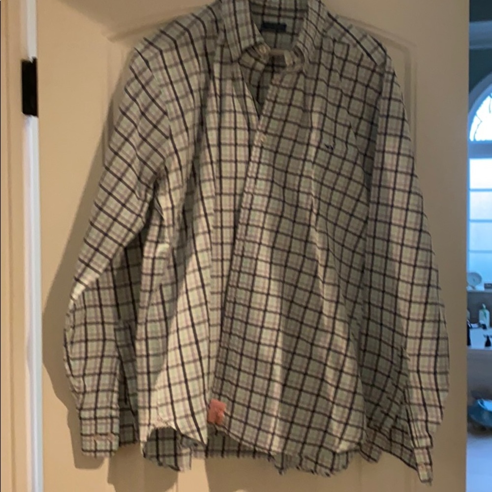 Fish Hippie Plaid Button Down Shirt